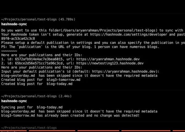 img of Hashnode Sync - A CLI for syncing with Hashnode